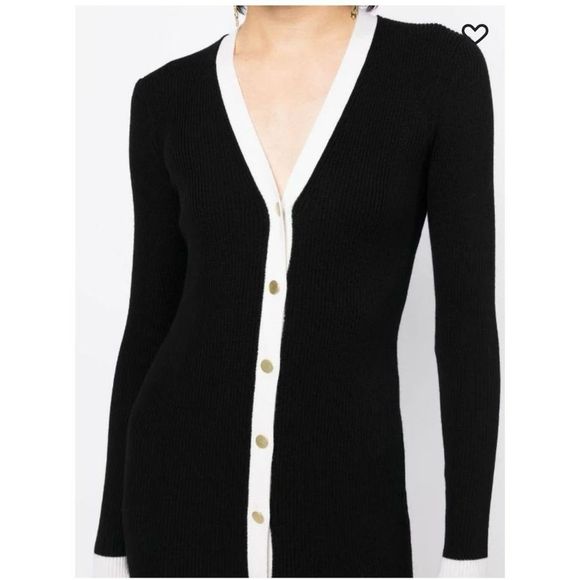 Alice + Olivia Alcina Rib Knit Wool Blend Sweater Dress worn once! - Picture 4 of 15